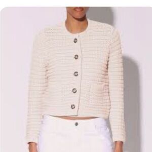 Walter Baker NWT Size XS Janis Cardigan  Cream